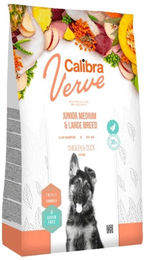 Calibra Verve GF Junior Hundefutter für mittelgroße und große Hunde mit Huhn und Ente getreidefrei 12 kg - 12 kg – Bild 1 von 2