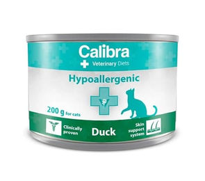 Produktbild von CALIBRA Vet Diet Hypoallergenes Nassfutter für Katzen mit Ente 6 x 200 g