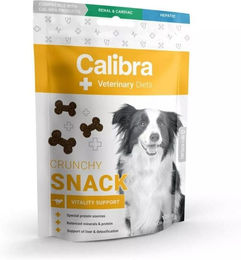 Calibra Veterinary Diet Hund Crunchy Snack Vitality Support Adult mit Lachs Krill und Insekten 120 g – Bild 1 von 2