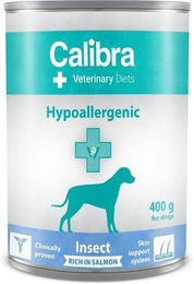 Calibra Veterinary Diet Hypoallergenes Hundetrockenfutter Insekten und Lachs 400 g – Bild 1 von 2
