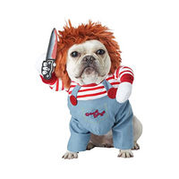 Produktbild von California Costumes Hund Kostüm Deadly Doll Grösse M Blau