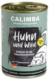 Calimba Katzenfutter Huhn Wild und Rind getreidefrei mit hohem Proteingehalt 6 x 400 g – Bild 1 von 1