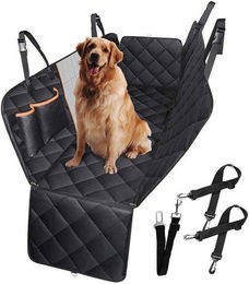 CALIYO Autoschondecke für Hunde mit Seitenschutz und wasserdichter Polyester-Oberfläche 147x137cm – Bild 1 von 5