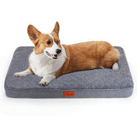 Produktbild von CALIYO Orthopädisches Hundebett für große Hunde mit Memory Foam in Dunkelgrau Waschbar