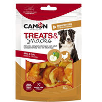 Produktbild von Camon Apfelsnack mit Huhn Monoprotein und glutenfrei 80 g