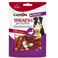 Produktbild von Camon Kauknochen Entenstreifen Monoprotein 80 g