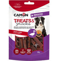 Produktbild von Camon Kausnack für Hunde mit gegrillter Ente, glutenfrei und monoprotein, 80 g