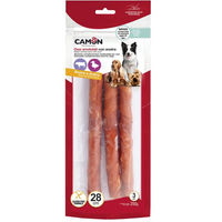 Produktbild von Camon Kausnack Rinderkaurolle mit Ente glutenfrei 3 Stück à 28 cm