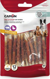 Produktbild von Camon Kausnack Rinderkaurolle mit Ente glutenfrei 50 Stück á 12 cm