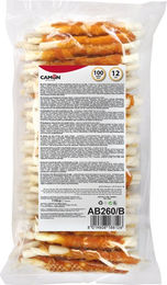 Produktbild von Camon Kausnack Rinderkaurolle mit Huhn glutenfrei 100 Stück 12 cm