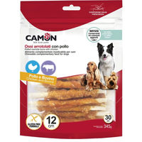 Produktbild von Camon Kausnack Rinderkaurolle mit Huhn glutenfrei 30 Stück á 12 cm