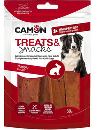 Produktbild von Camon Kausnack Streifen Kaninchen glutenfrei