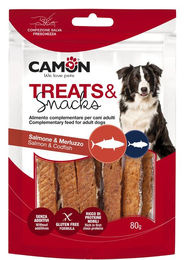 Produktbild von Camon Kausnack Streifen Lachs mit Haut glutenfrei