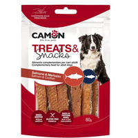 Produktbild von Camon Kausnack Streifen Lachs mit Haut glutenfrei
