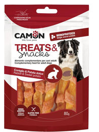 Produktbild von Camon Kausnack Süßkartoffel mit Kaninchen Monoprotein Glutenfrei 80 g