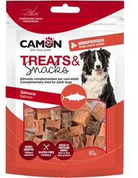 Produktbild von Camon Kauwürfel Lachs mit Haut Monoprotein und Glutenfrei Belohnungssnack