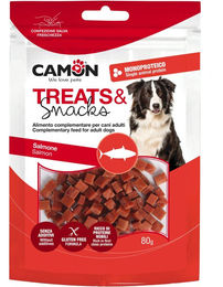 Produktbild von Camon Kauwürfel Lachs Monoprotein und glutenfrei Belohnungssnack