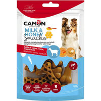 Produktbild von Camon Milk & Honey Bones S 120 g Hundekekse