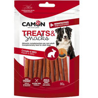 Produktbild von Camon Naturkauartikel Geräucherte Kaninchenstöckchen Monoprotein 80 g