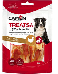 Produktbild von Camon Naturkauartikel Kaninchenohren glutenfrei 80 g
