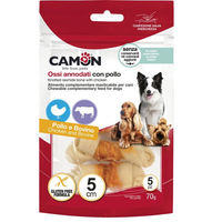 Produktbild von Camon Rinderkauknochen mit Huhn glutenfrei 5 Stück à 5 cm