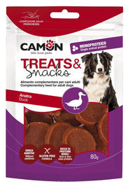 Produktbild von Camon Snack Entenscheiben Trockenfleisch Monoprotein Glutenfrei 100 g