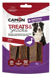Produktbild von Camon Snack Streifen Ente gegrillt glutenfreies Trockenfleisch