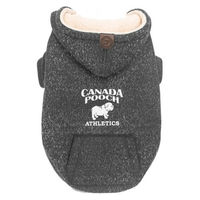 Produktbild von Canada Pooch Hundepullover Sweatshirt grau meliert aus Baumwolle Größe Mini