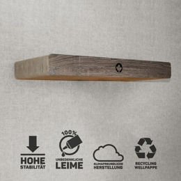 Produktbild von Canadian Cat Company 3er Set Kratzbrett Cloud für die Wand aus Kratzpappe in Dunkelgrau