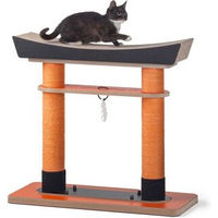 Produktbild von Canadian Cat Company Design-Kratzmöbel Torii Kratzbaum aus Kratzpappe für Katzen 68 x 28 x 65 cm