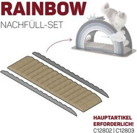 Canadian Cat Company Ersatzteil Kratzbrett Rainbow aus Kratzpappe in Bunt und Beige für Katzen – Bild 1 von 3