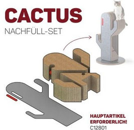 Canadian Cat Company Ersatzteil Kratzpappe für XXL Kaktus Kratzbaum in Grau – Bild 1 von 2