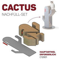 Produktbild von Canadian Cat Company Ersatzteil Kratzpappe für XXL Kaktus Kratzbaum in Grau