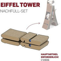 Produktbild von Canadian Cat Company Ersatzteile für Kratzbaum Eiffelturm mit Kratzbrett und Kratzpappe in Braun