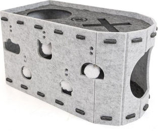 Canadian Cat Company Katzenhöhle Cavino aus Filz Grau 52x30x30cm – Bild 1 von 5