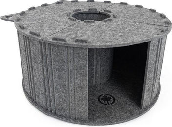 Canadian Cat Company Katzenhöhle Rondell aus Filz für erwachsene Katzen 60x60x29cm – Bild 1 von 5