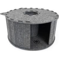 Produktbild von Canadian Cat Company Katzenhöhle Rondell aus Filz für erwachsene Katzen 60x60x29cm