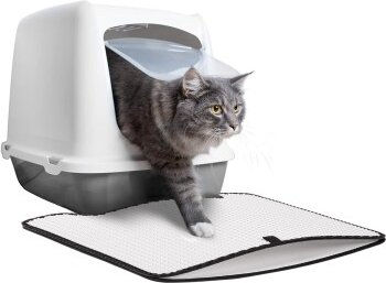 Canadian Cat Company Katzenklo Matte Weiß wasserdicht mit doppelter Auffangschicht 53 x 45 cm – Bild 1 von 7