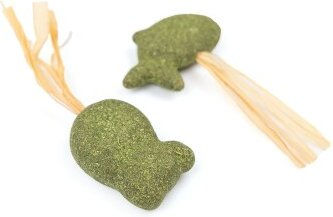 Canadian Cat Company Katzenminze Spielzeug Fisch und Maus aus Naturmaterial 2 Stück – Bild 1 von 3