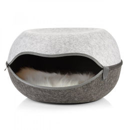 Canadian Cat Company Katzennest 2.0 Katzenhöhle aus Filz in Grau – Bild 1 von 13