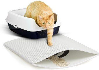 Canadian Cat Company Katzenstreumatte Zaubermatte XXL weiß aus Schaumstoff – Bild 1 von 8