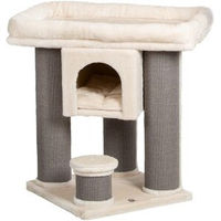 Produktbild von Canadian Cat Company Kratzbaum Calgary beige mit Kuschelhöhle und Sisalstämmen XL