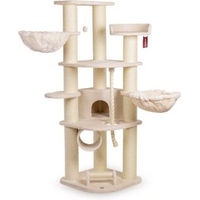 Produktbild von Canadian Cat Company Kratzbaum Dawson beige mit Sisalstämmen für Katzen