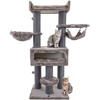 Produktbild von Canadian Cat Company Kratzbaum Maple mit Höhle, Hängematte und Liegemulde, 73 x 55 x 172 cm