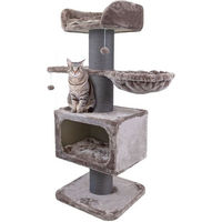 Produktbild von Canadian Cat Company Kratzbaum Rowan Grau 155 cm aus Plüsch