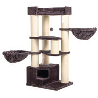 Produktbild von Canadian Cat Company Kratzbaum Vancouver für Katzen in Grau mit Sisal 65x55x140cm