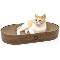 Produktbild von Canadian Cat Company Kratzbrett Apollo Katzenbett aus Kratzpappe braun 63 x 35 x 10 cm