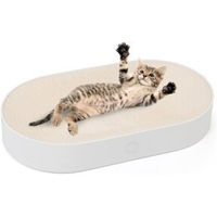 Produktbild von Canadian Cat Company Kratzbrett Apollo Katzenbett aus Kratzpappe in Weiß 63 x 35 x 10 cm