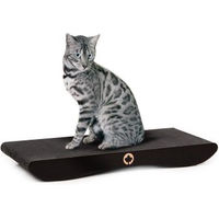 Produktbild von Canadian Cat Company Kratzbrett Comet XL Schwarz aus Kratzpappe 75 x 30 x 8 cm