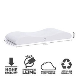 Produktbild von Canadian Cat Company Kratzbrett Comet XL Weiß aus Kratzpappe für Katzen inkl. Katzenminze